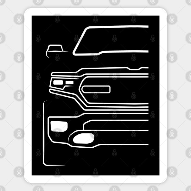 Ram Truck Magnet by HSDESIGNS